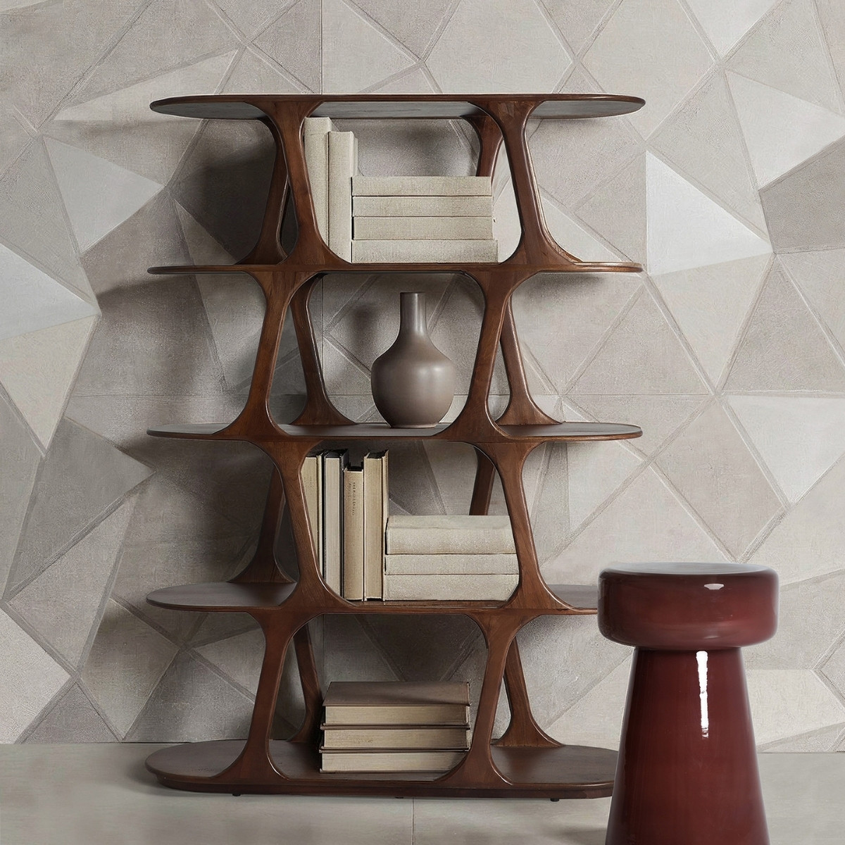 Bibliothèque en bois