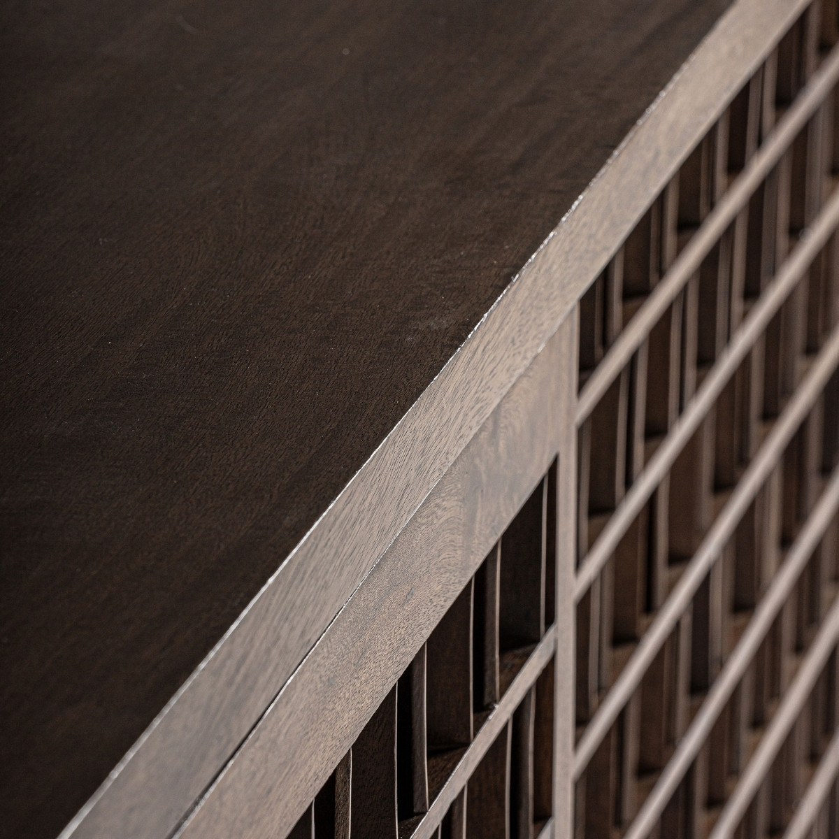 Buffet bois de manguier japandi 205 cm LENNY – Image 5