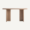 Console bois clair de 150 cm