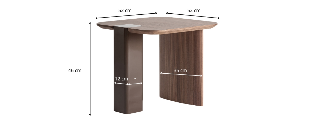 Dimensions de la table d'appoint