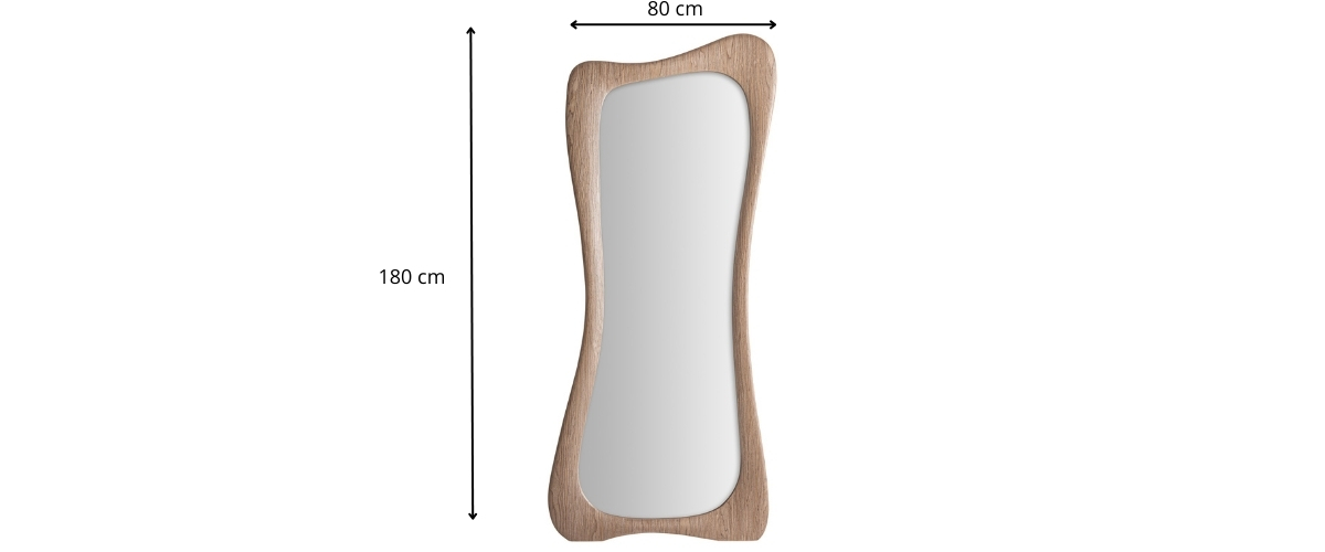 Dimensions du miroir