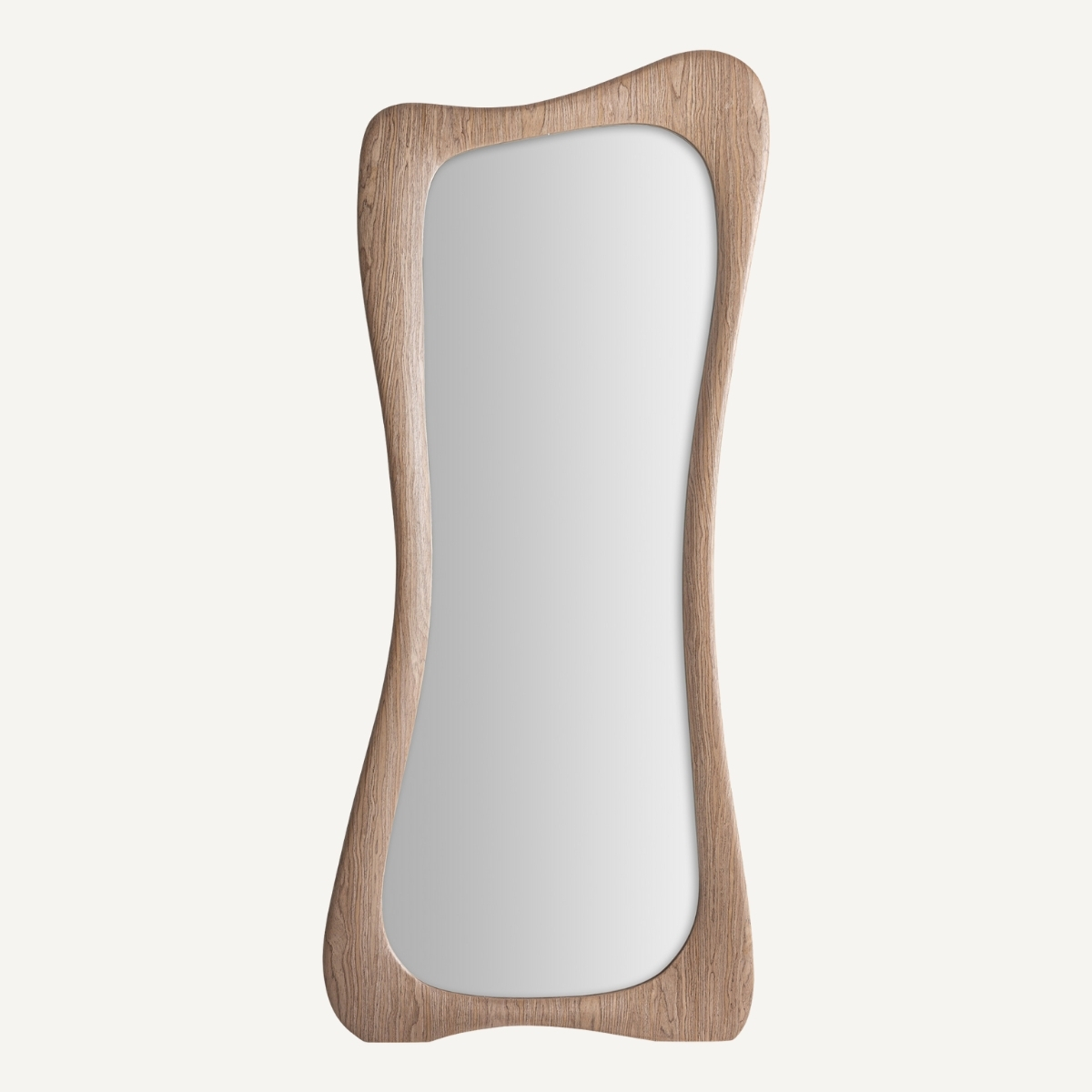 Miroir bois organique aspect chêne 180 cm DAPHNE