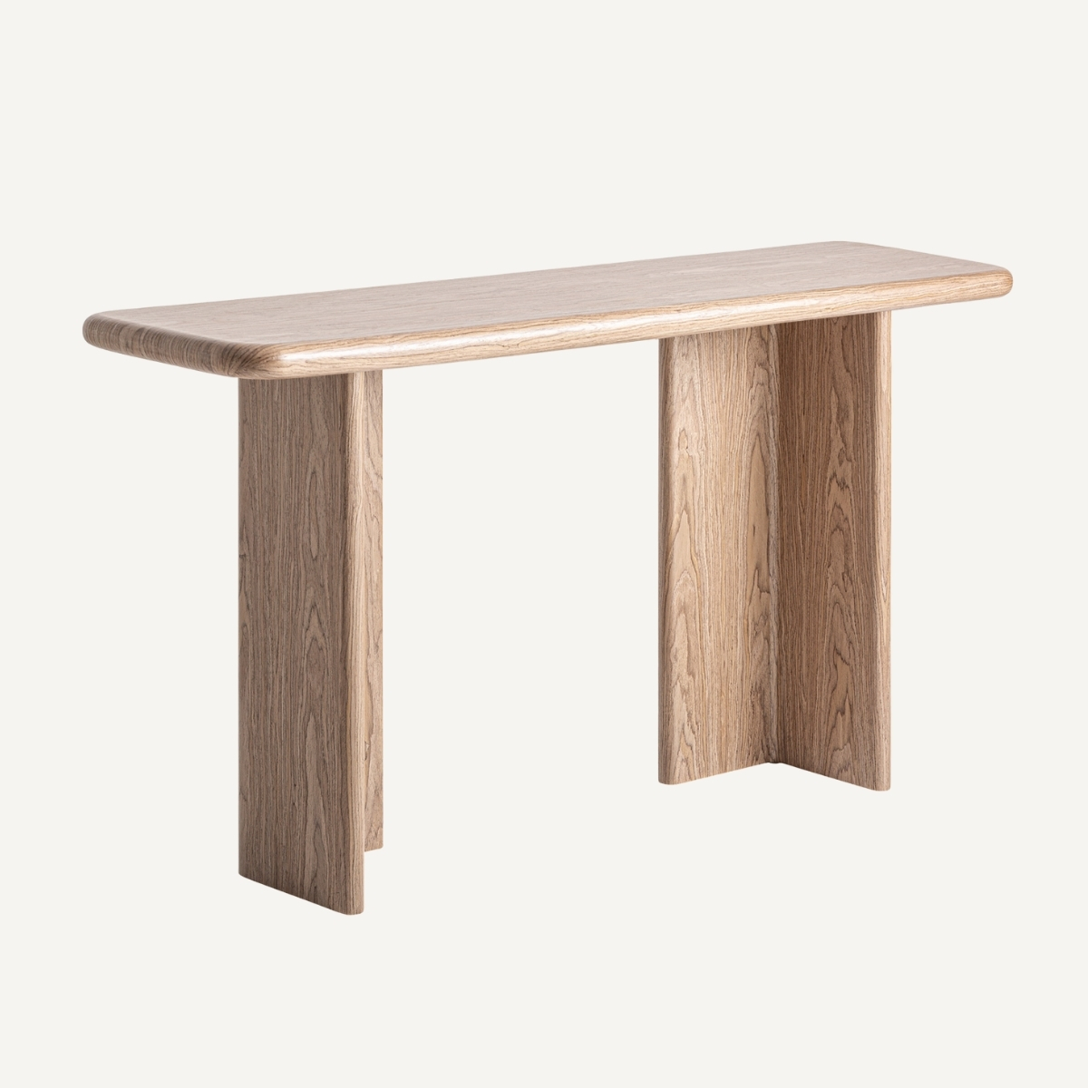 Console bois clair de 150 cm