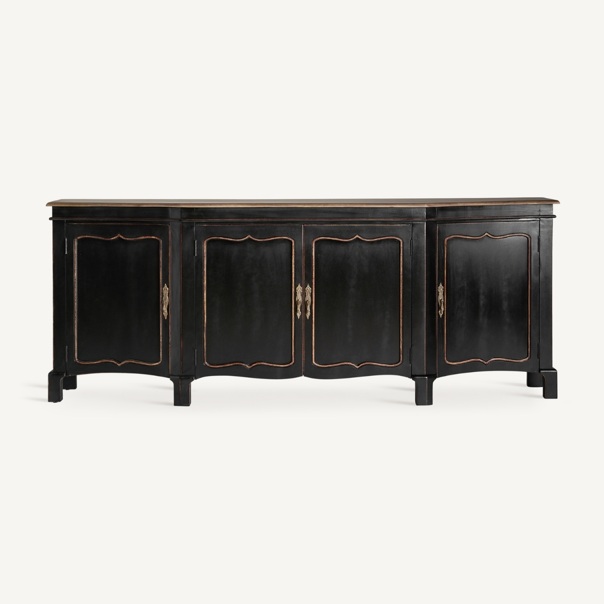 buffet 220 cm style champêtre colonial