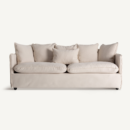 canapé 3 places en lin beige