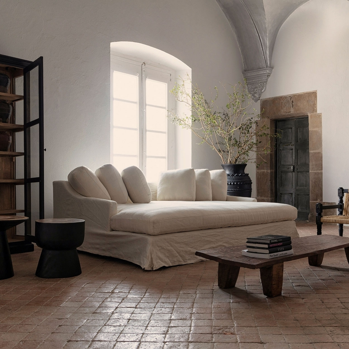 canapé crème 250 cm