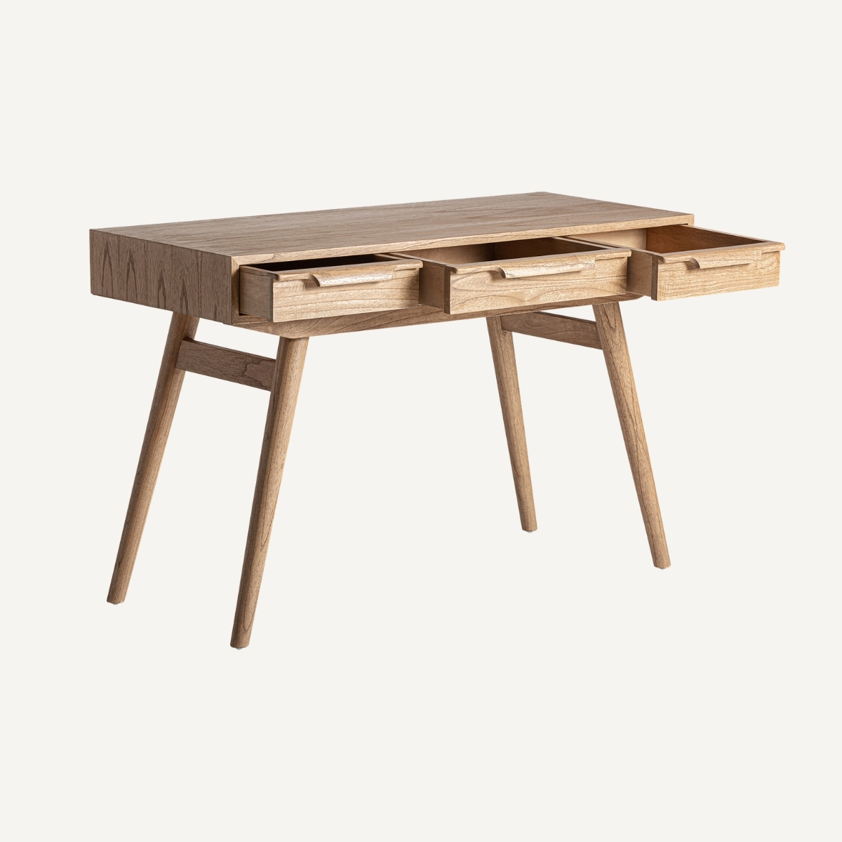 Bureau bois massif de mindi 120 cm