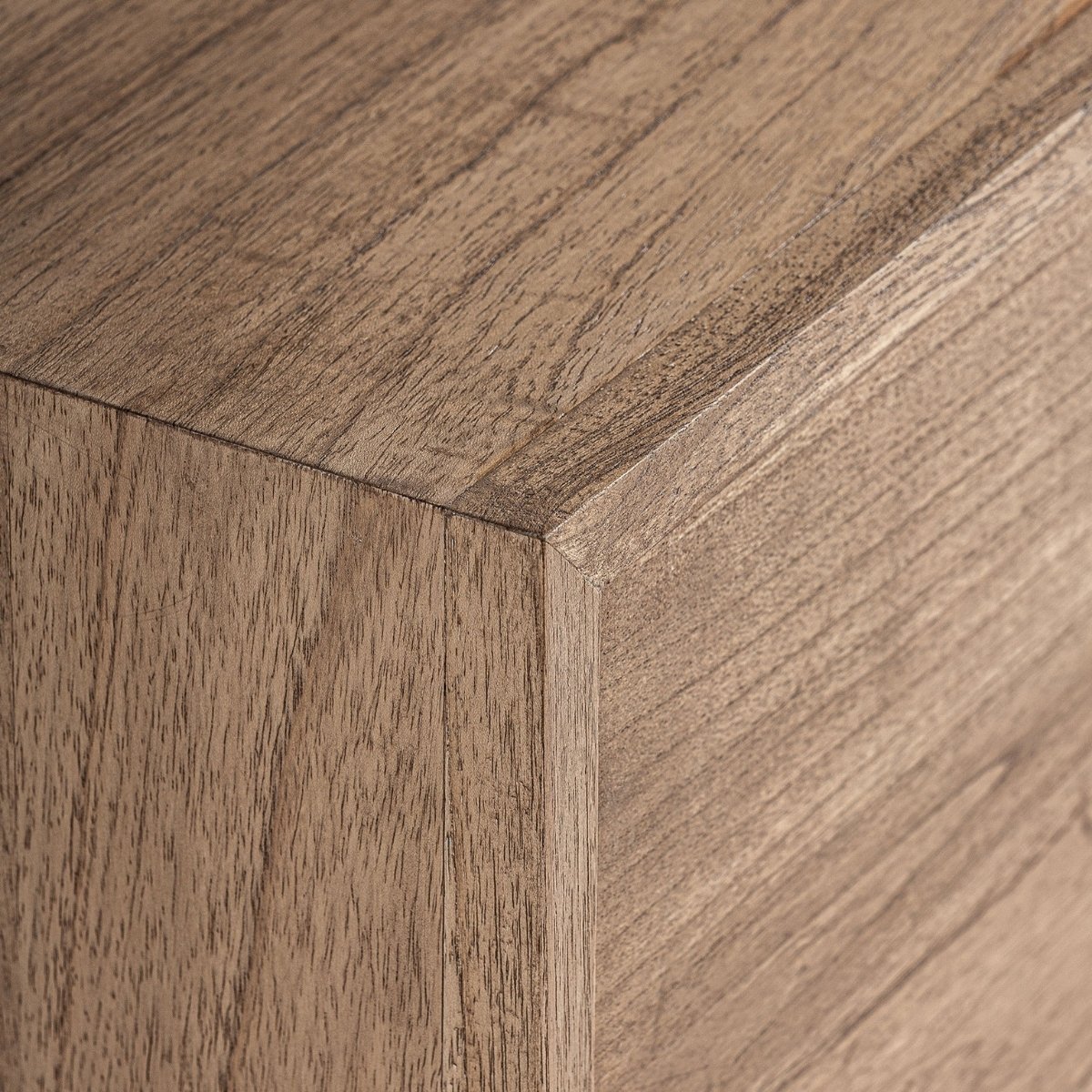 Meuble TV bois massif 4 portes 190 cm – Image 4