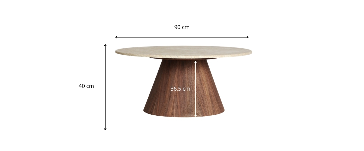 Dimensions de la table basse