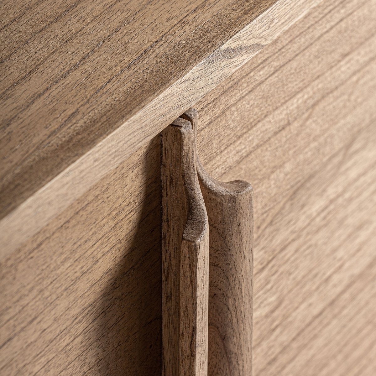 Meuble TV bois massif 4 portes 190 cm – Image 5