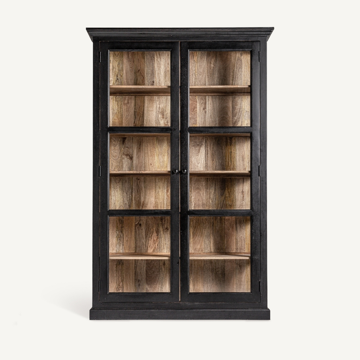 grande vitrine haut de gamme en bois rustique chic