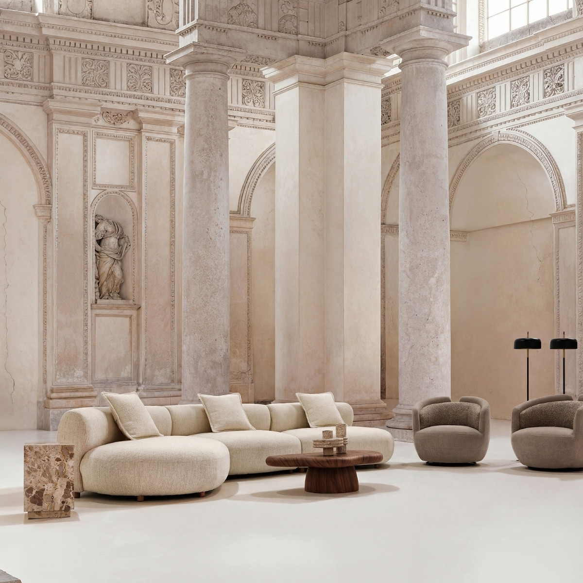 ambiance haut de gamme salon