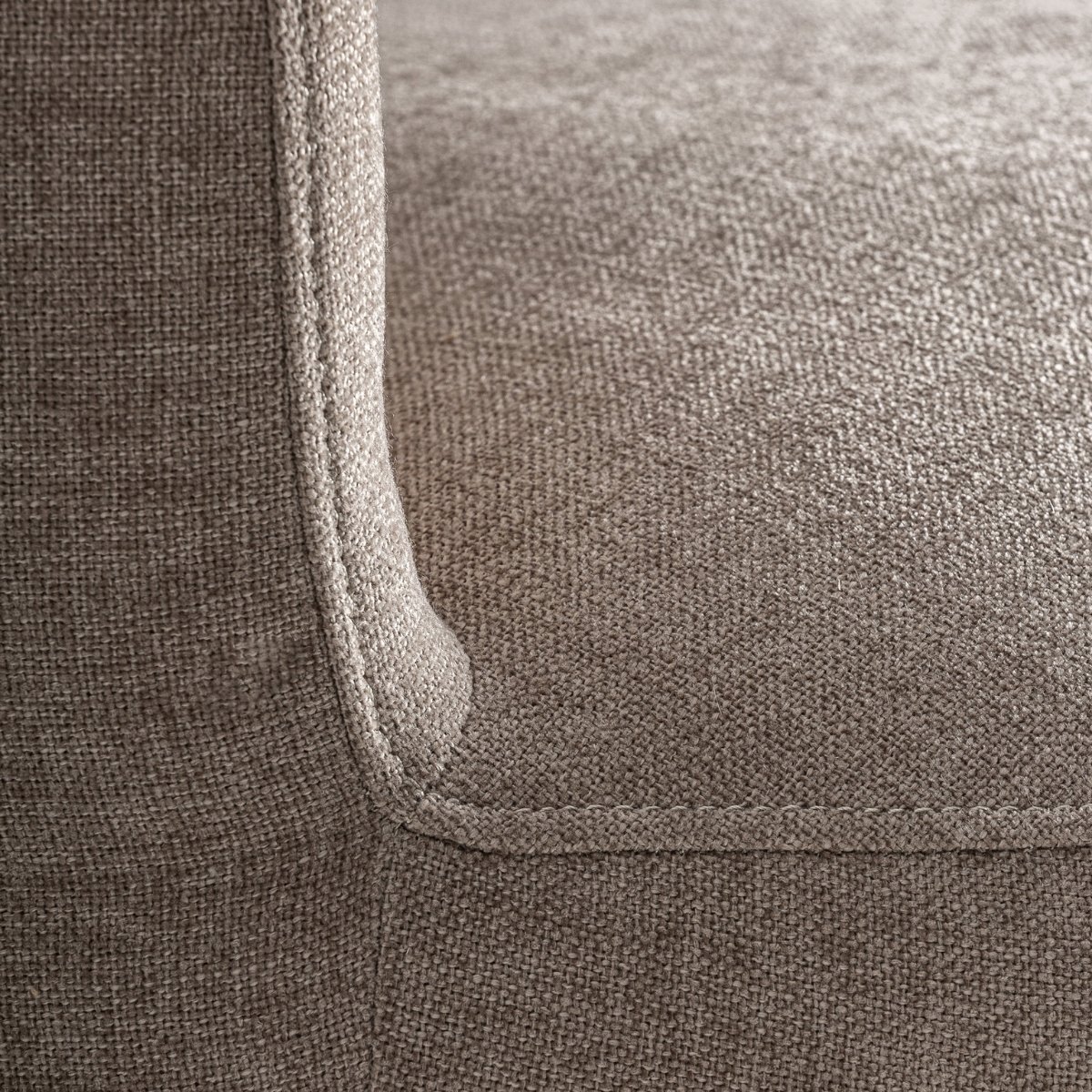 Fauteuil pivotant beige bi-matière – Image 8