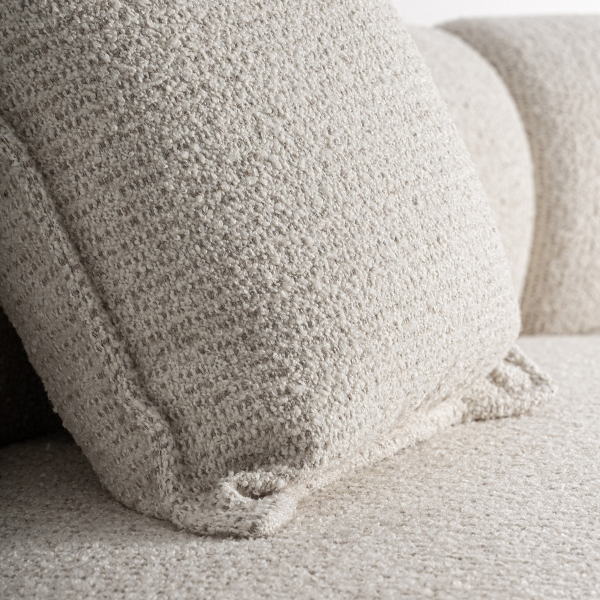 Canapé panoramique en tissu bouclé 375 cm – Image 5