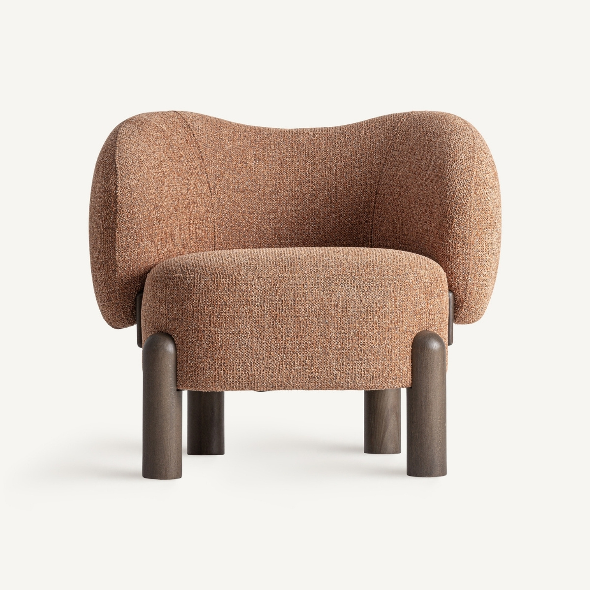 fauteuil moderne haute qualité terracotta