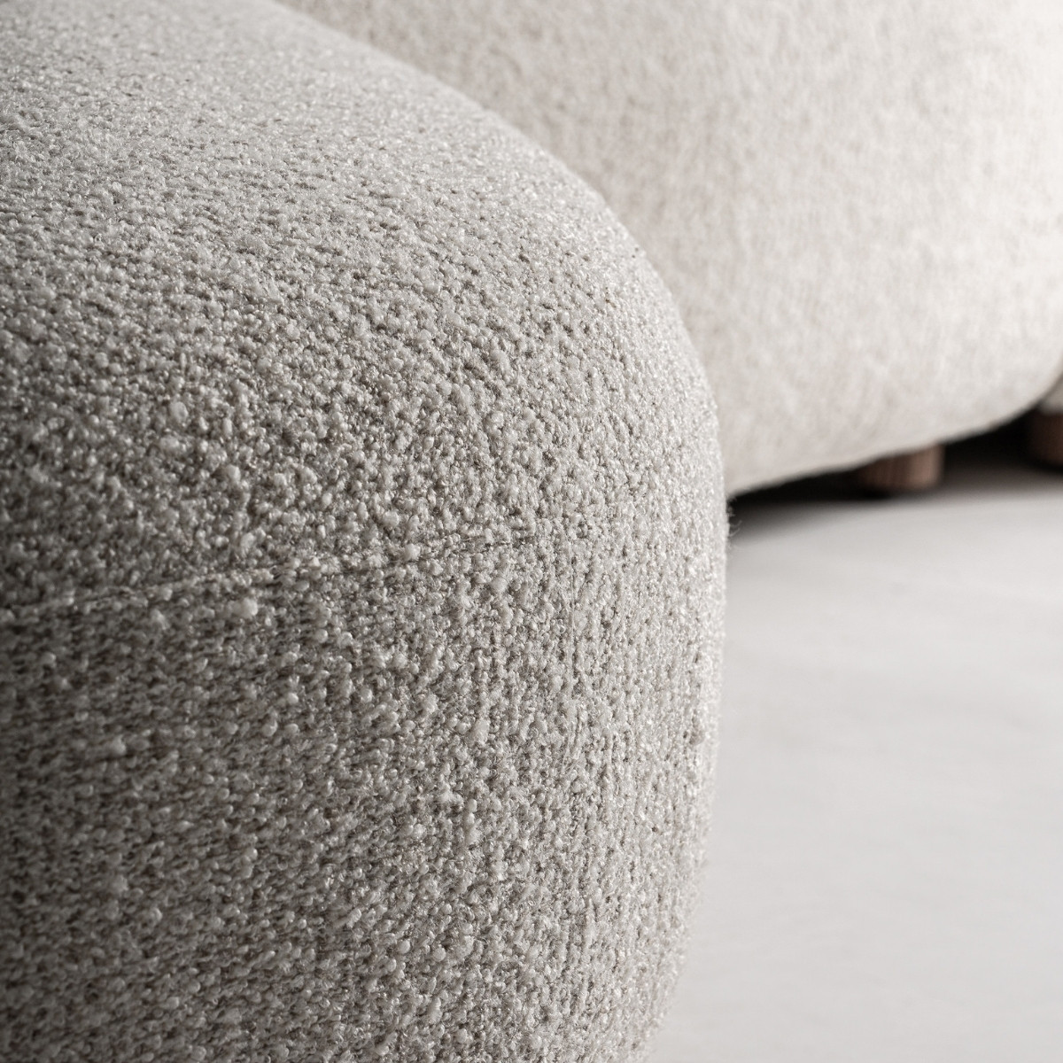 Canapé panoramique en tissu bouclé 375 cm – Image 4