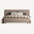 Lit haut de gamme avec tablettes en bois 160x200