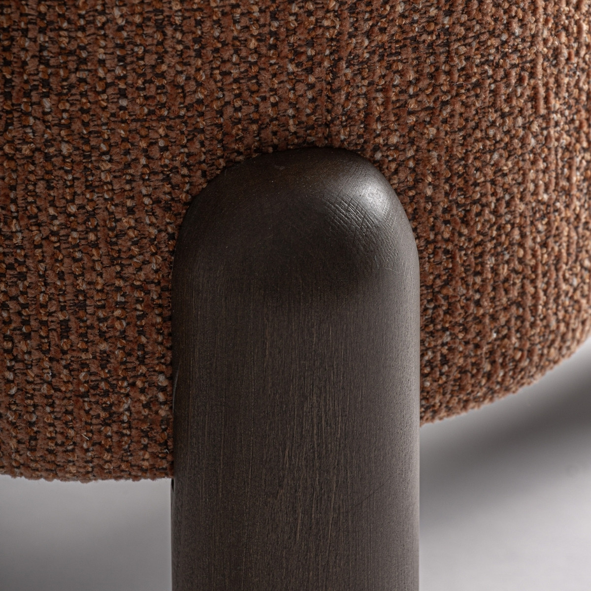 Fauteuil marron et terracotta 81 cm – Image 6