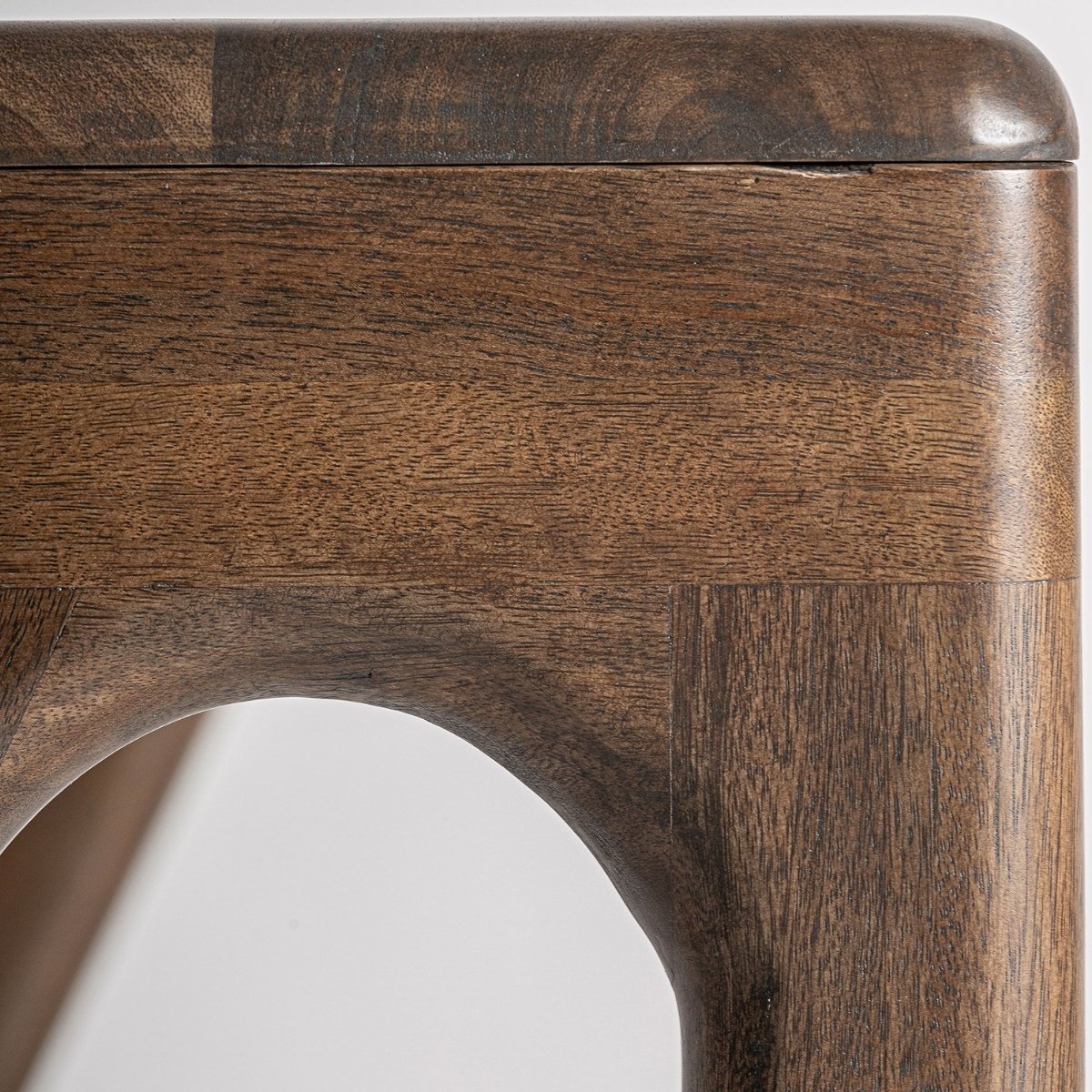 Bureau en manguier foncé 150 cm – Image 5