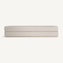 table basse haut de gamme beige laqué 140 cm