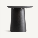 Table d'appoint bout de canapé noir