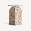 Table d'appoint moderne en marbre