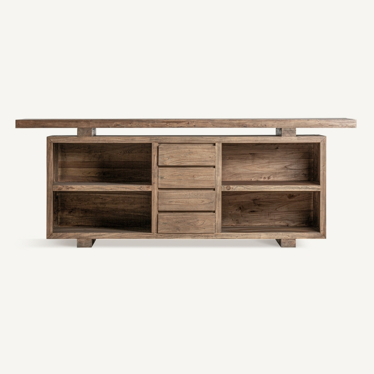 Meuble de bar en bois d'orme 280 cm