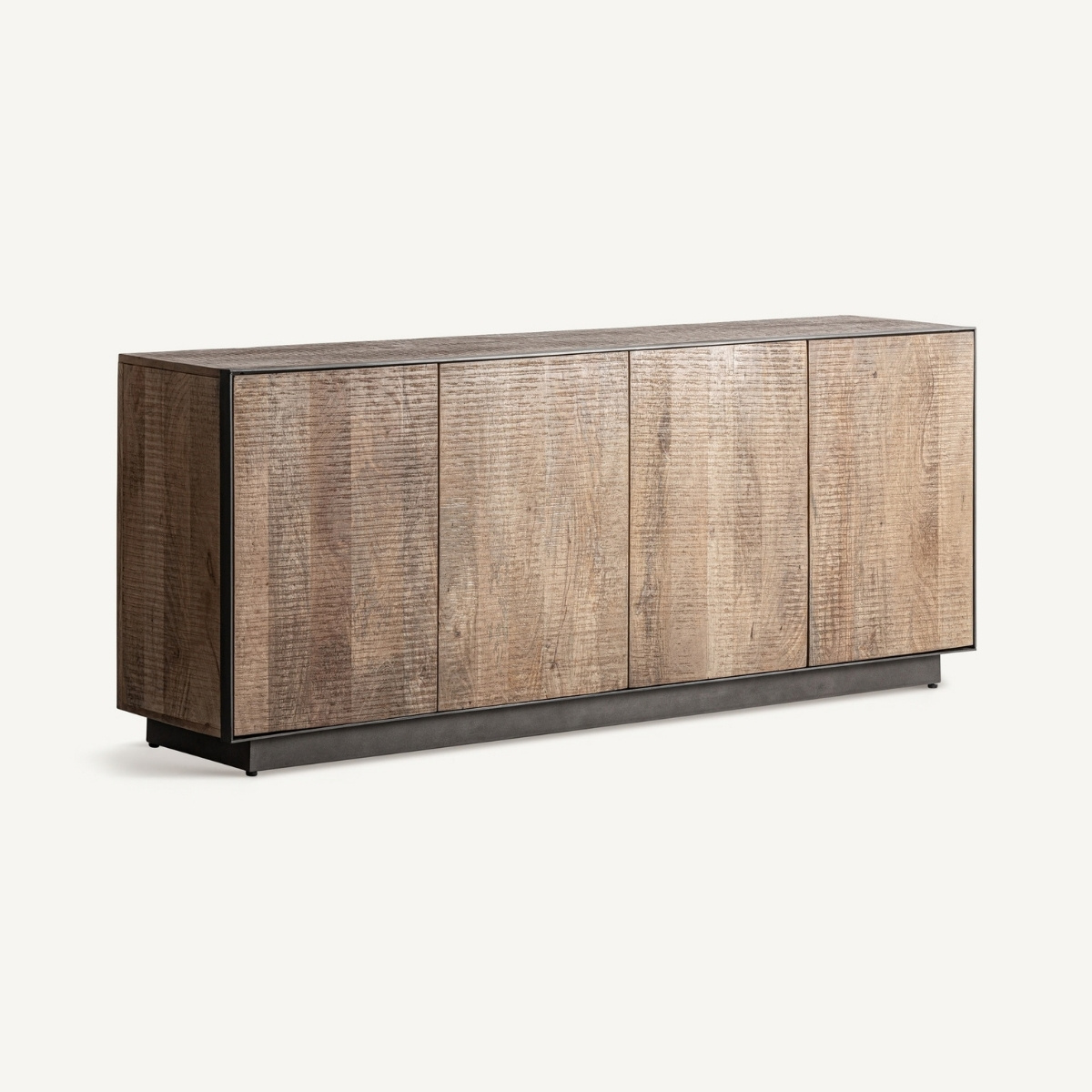 buffet industriel rustique bois et métal
