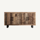 buffet bois recyclé style colonial 180 cm