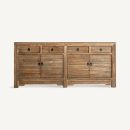 grand buffet rustique en pin massif haut de gamme
