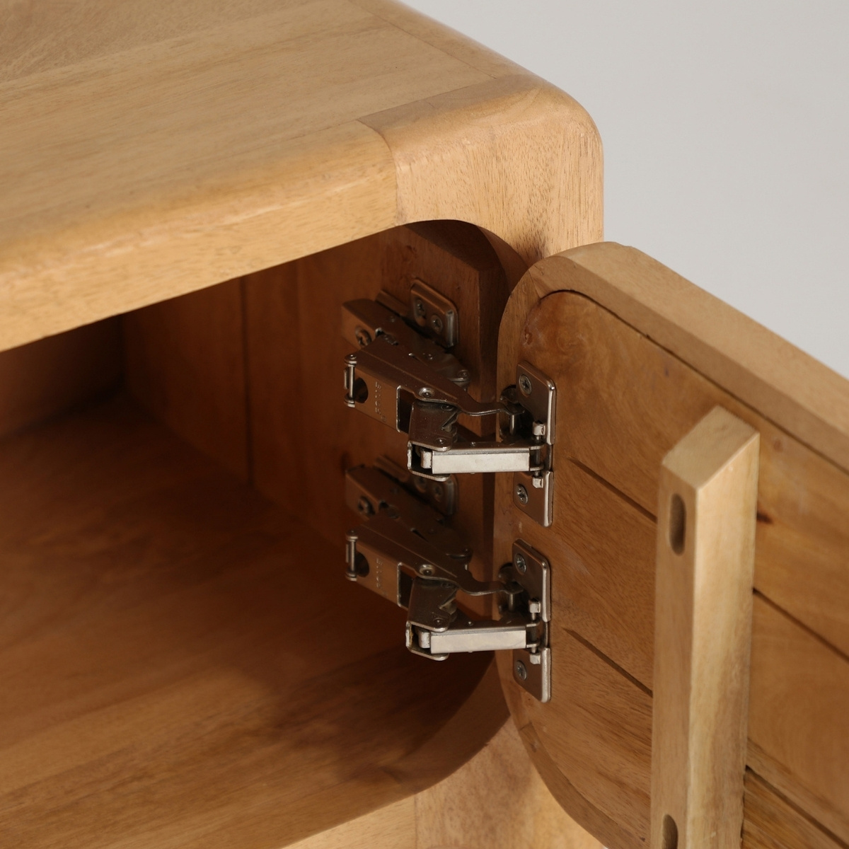 Meuble TV nordique bois de manguier 190 cm – Image 6