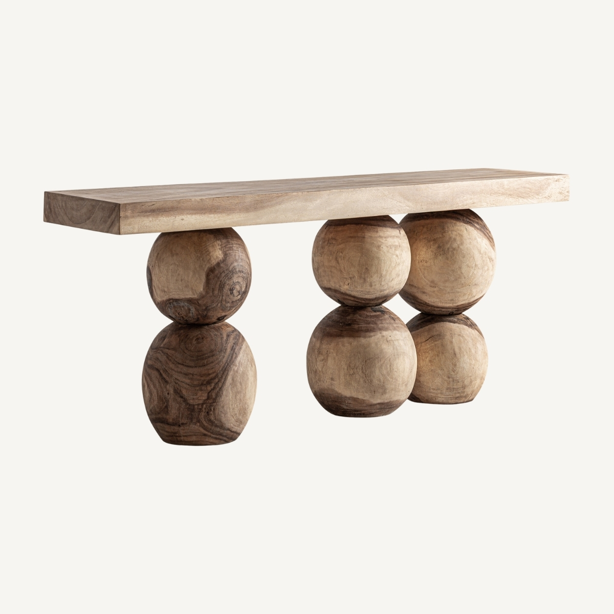 console décorative en bois de suar 200 cm