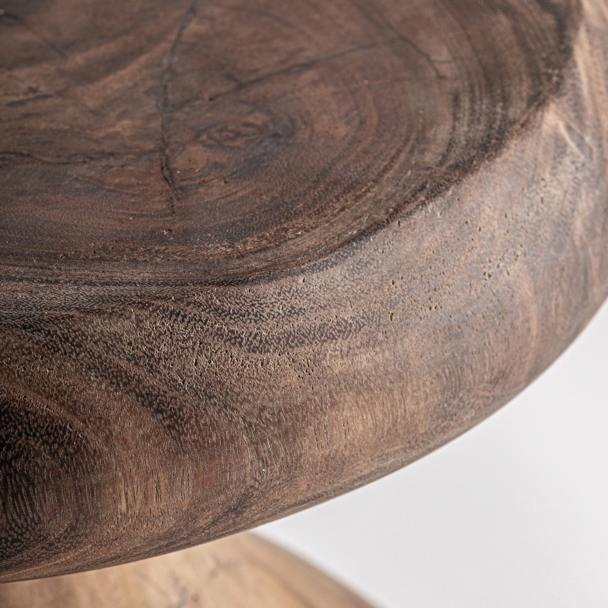 Table d'appoint ronde en bois 40 cm – Image 3