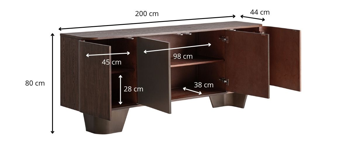 Dimensions du buffet
