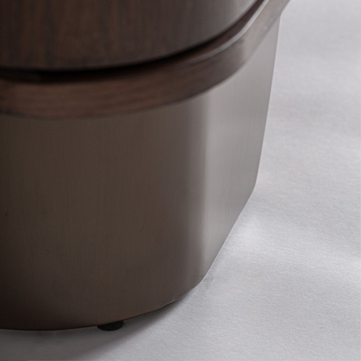 Buffet bois d'orme marron et métal bronze 200 cm – Image 7