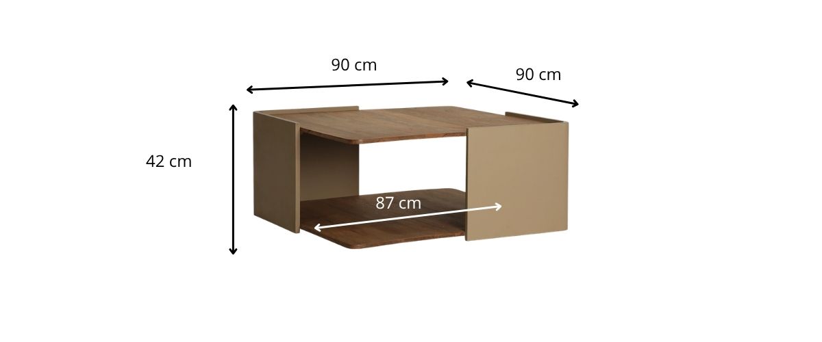Dimensions table basse