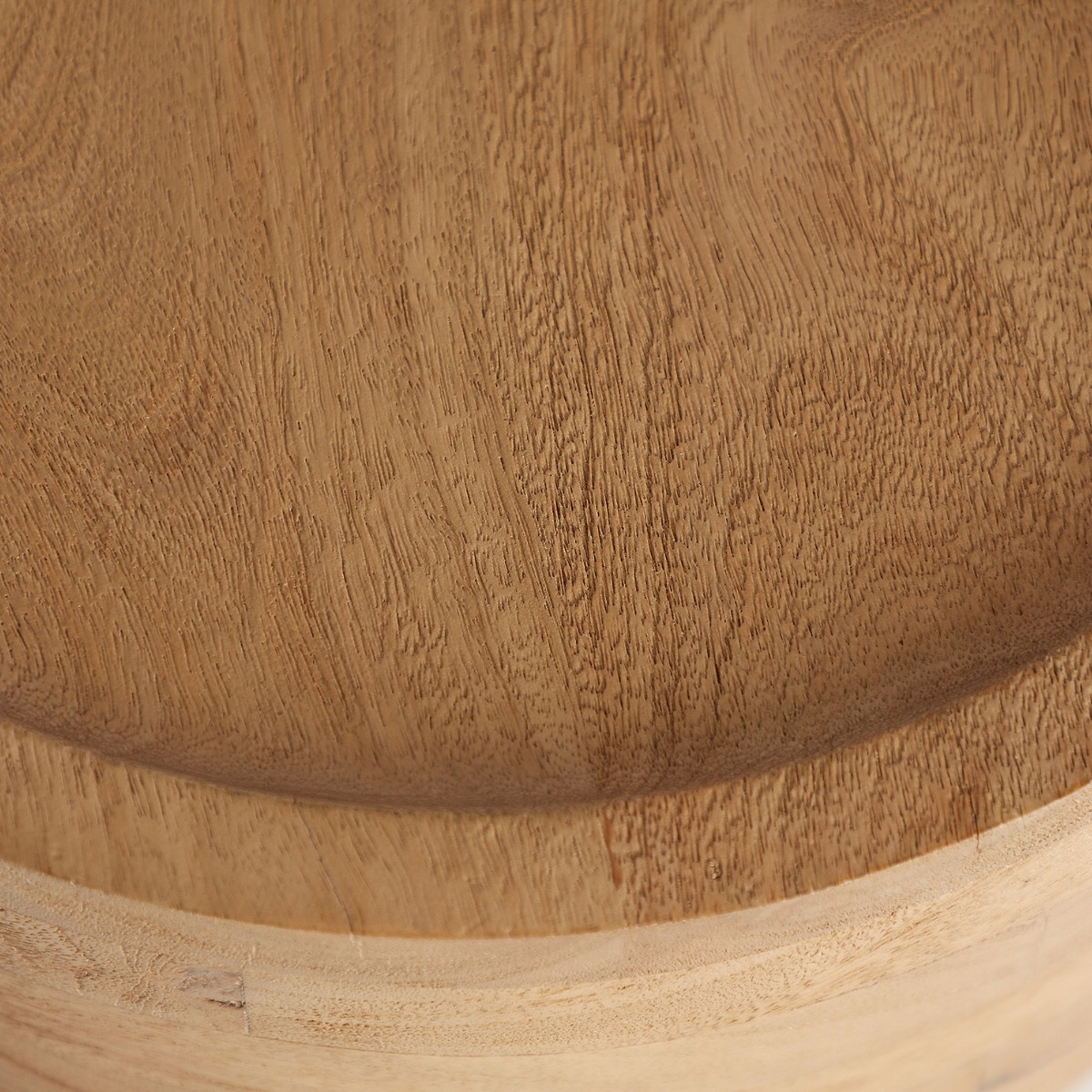 Table d'appoint ronde bois de manguier – Image 4