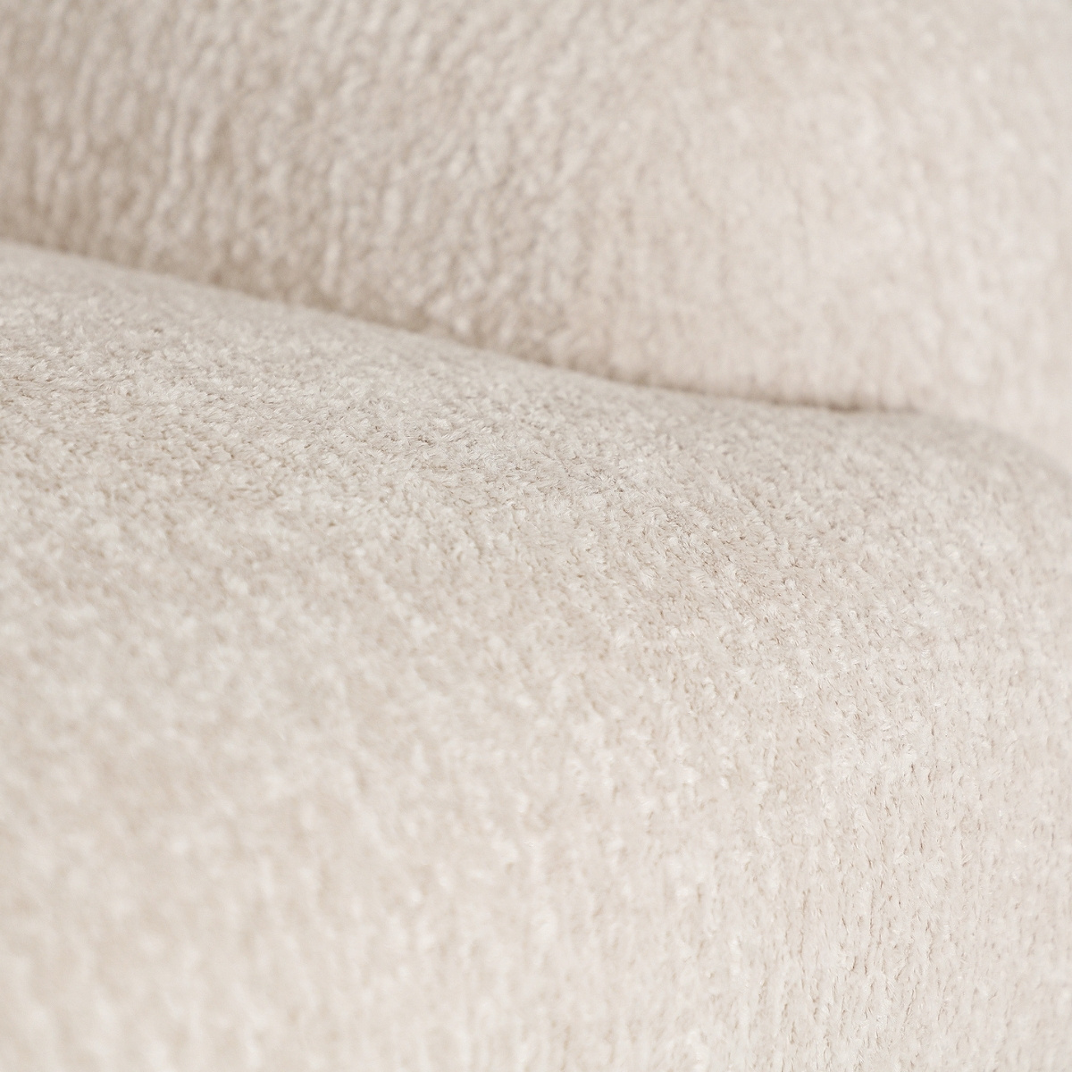 Canapé rembourré beige 240 cm – Image 5