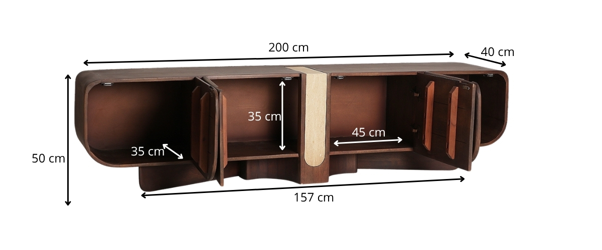 dimensions meuble tv
