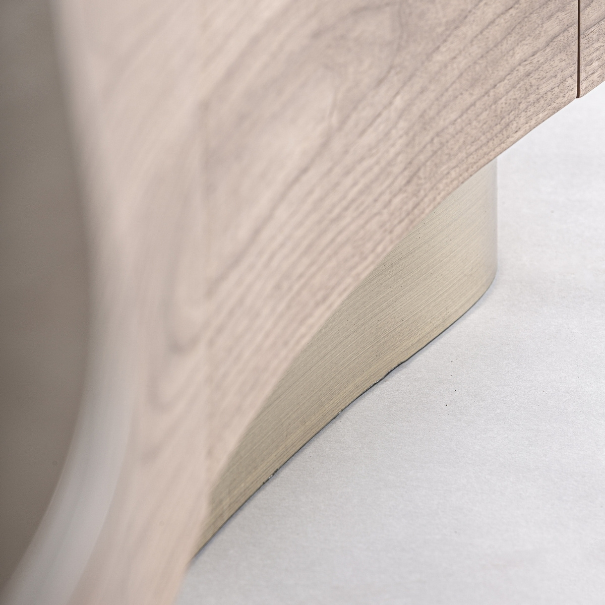 Meuble TV travertin beige et bois foncé – Image 6