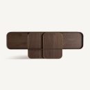 Buffet bois de chêne massif couleur noyer