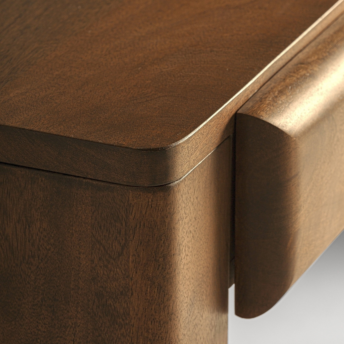 Bureau en manguier marron 180 cm – Image 3