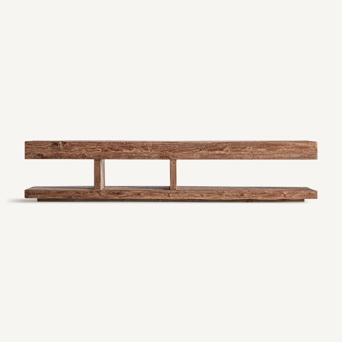 Meuble tv bois de teck recyclé 250 cm