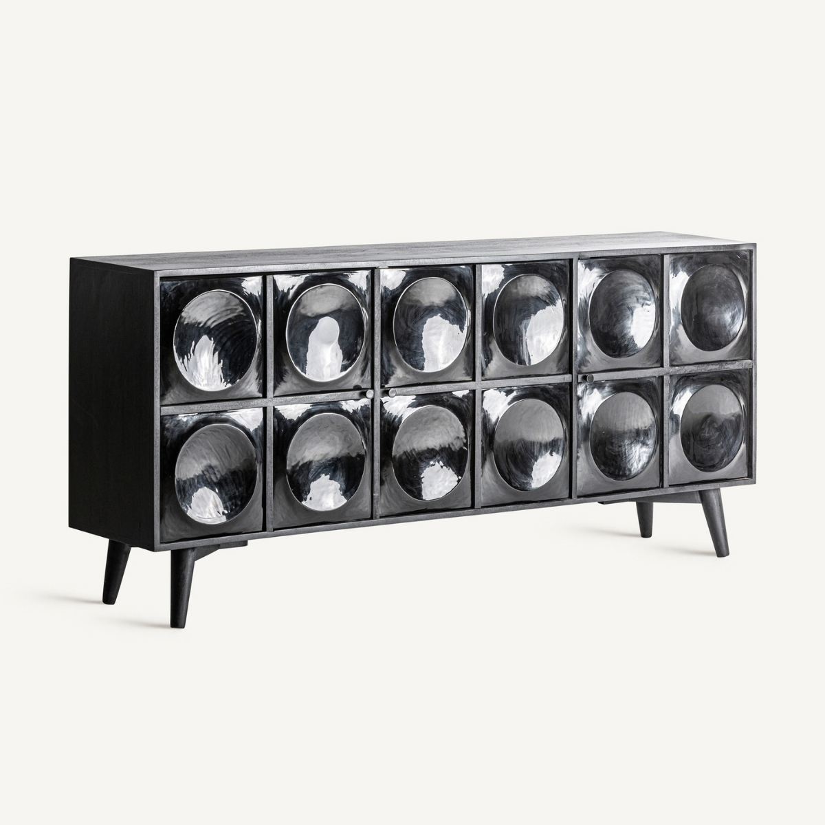 Buffet style rétro gatsby en bois noir