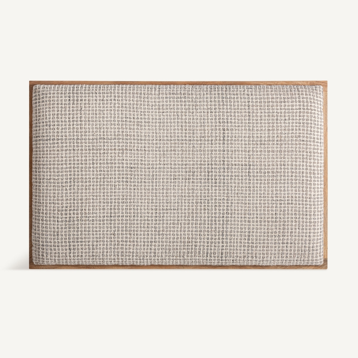 Tête de lit 190 cm en laine et bois massif