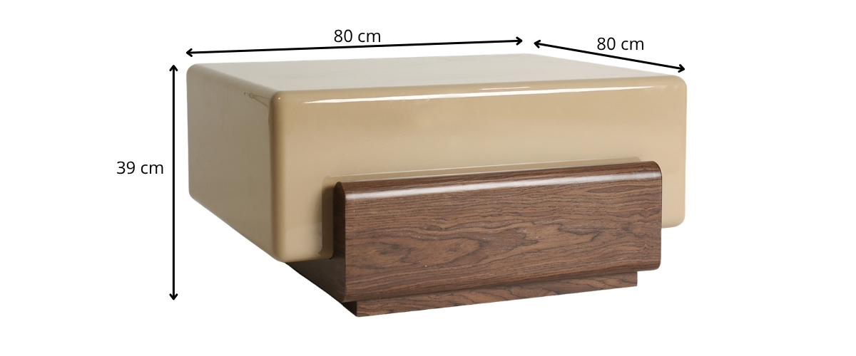 dimensions table basse