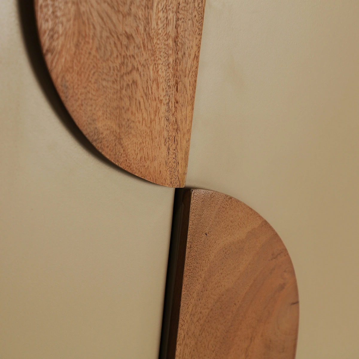 Armoire en MDF taupe et marron clair 90 cm — vue complémentaire 3