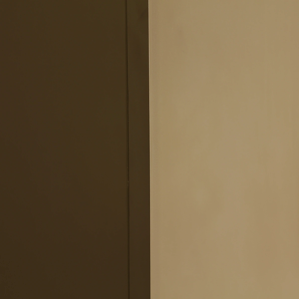 Armoire en MDF taupe et marron clair 90 cm — vue complémentaire 6
