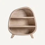 Bibliothèque en MDF marron clair 120 cm — vue principale