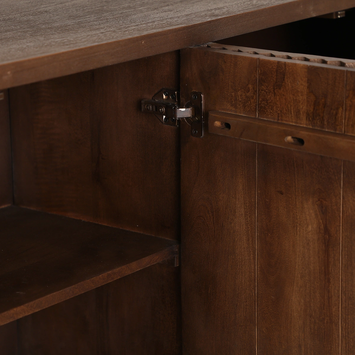 Buffet en bois de manguier marron Dapha 170 cm — vue complémentaire 5